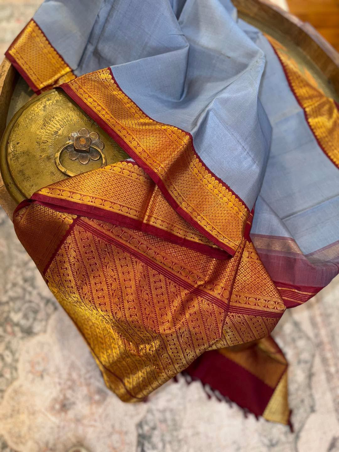Pink Kanjeevaram Saree
